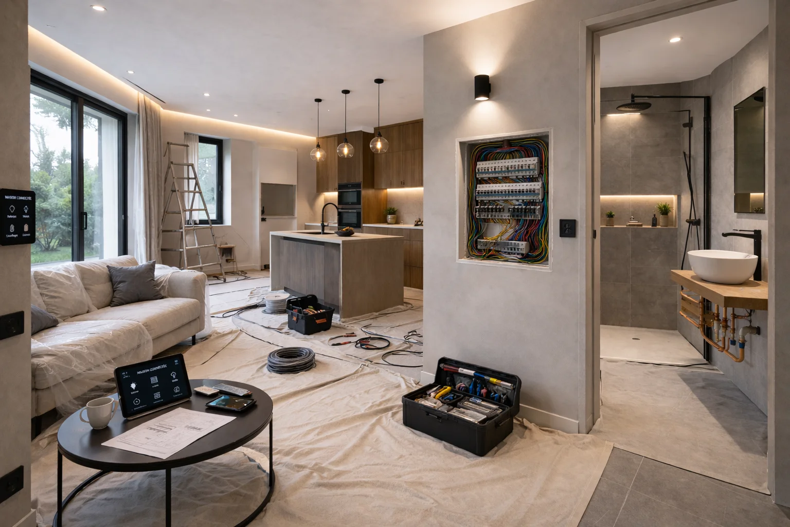 Chantier rénovation intérieure